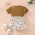 thumbnail image 4 of Ymyiu Baby Bodysuit Unisex Baby Bodysuit Newborn One-Piece Soft for Boys & Girls 6 12 Months (Brown,6-12 Months), 4 of 7