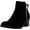 Black, variant on Reneeze PAMA-01 Women's Zipper Stacked Chunky Heels Strappy Ankle Booties