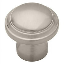 Liberty Hardware P22226V-SN-C7 Satin Nickel Domed Raised Panel Knob - 32 mm.