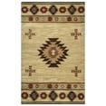 thumbnail image 5 of Alora Decor Ryder 8' Round Tribal Khaki/Brown/Burgundy/Sage Hand-Tufted Area Rug, 5 of 5