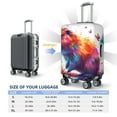 thumbnail image 6 of Daiia Watercolor Butterfly Guinea Pig Luggage Cover, Thickened Washable Travel Luggage Covers, Elastic Unique Baggage Covers for 18-20 inch Luggage-Small, 6 of 9