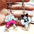 thumbnail image 2 of LLavero de Hello Kitty para mujer y niña, accesorio de Anime, forma divertida, Muscle Sanrio, regalos de vacaciones, Kawaii, 2 of 4