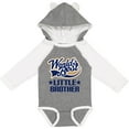 thumbnail image 3 of Inktastic Little Brother Worlds Best Boys Long Sleeve Baby Bodysuit, 3 of 5
