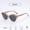 Brown, variant on Kids Polarized Sunglasses Cute Cat Eye UV400 Protection Flexible TPEE Temple Children Sunglasses for Boys Girls Outdoor Beach Travel