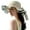 White, variant on Sun Visors for Women Wide Brim Women's Floral Bow Mesh Straw Sun Hat Elegant for Summer Outdoor