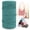 Blue-green, variant on Polyester Macrame Cord 4mm x 150m Braided Cord Thick Rope Yarn for Crochet, Bags, Wall Hangers, Rug, DIY Crafts (Rust Red)