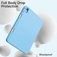 thumbnail image 4 of JETech Case for iPad (A16) 11th/10th Generation (2025/2022) with Pencil Holder, Slim Tablet Cover with Soft TPU Back, Auto Wake/Sleep (Sky Blue), 4 of 7