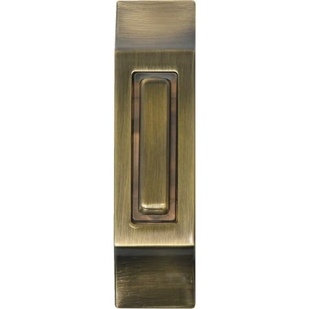 UPC 853009001604 product image for IQ America Antique Brass Lighted Doorbell Button | upcitemdb.com
