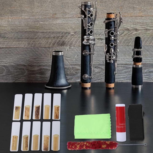 LAFGUR Clarinet Accessory Set, Clarinet Cork Grease, Light And Soft Cloth For Clarinet Professionals Beginner Instrument Lovers