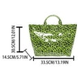 thumbnail image 3 of Large Tote Bag for Women Oversize Pu Leather Womens Weekender Bag Shopper Handbag Travel Purse Large Capacity Leopard Print Shoulder Bag Green, 3 of 8