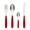 thumbnail image 1 of ARIMI Nilu Italian Stainless Steel 24 Piece Flatware Set - Service for 6 - Red Handle, 1 of 4