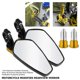 thumbnail image 5 of Bike Mirror Handlebar Motorcycle Modified Rearview Mirror Adventure Tours Golden 15.00X6.50X6.50cm 1 Pair, 5 of 5