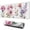 Beautiful Flowers Plants-21, variant on Extra Large Floral Gaming Mouse Pad - Adorable Flower Design, Extended Keyboard Mat, Desk Protector - 31.5x11.8 Inch - Ideal for Office Girls, Women & Gamers