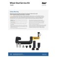 thumbnail image 5 of HYDRAULIC WHEEL STUD SERVICE KIT (DRUM BRAKE ONLY), 5 of 5