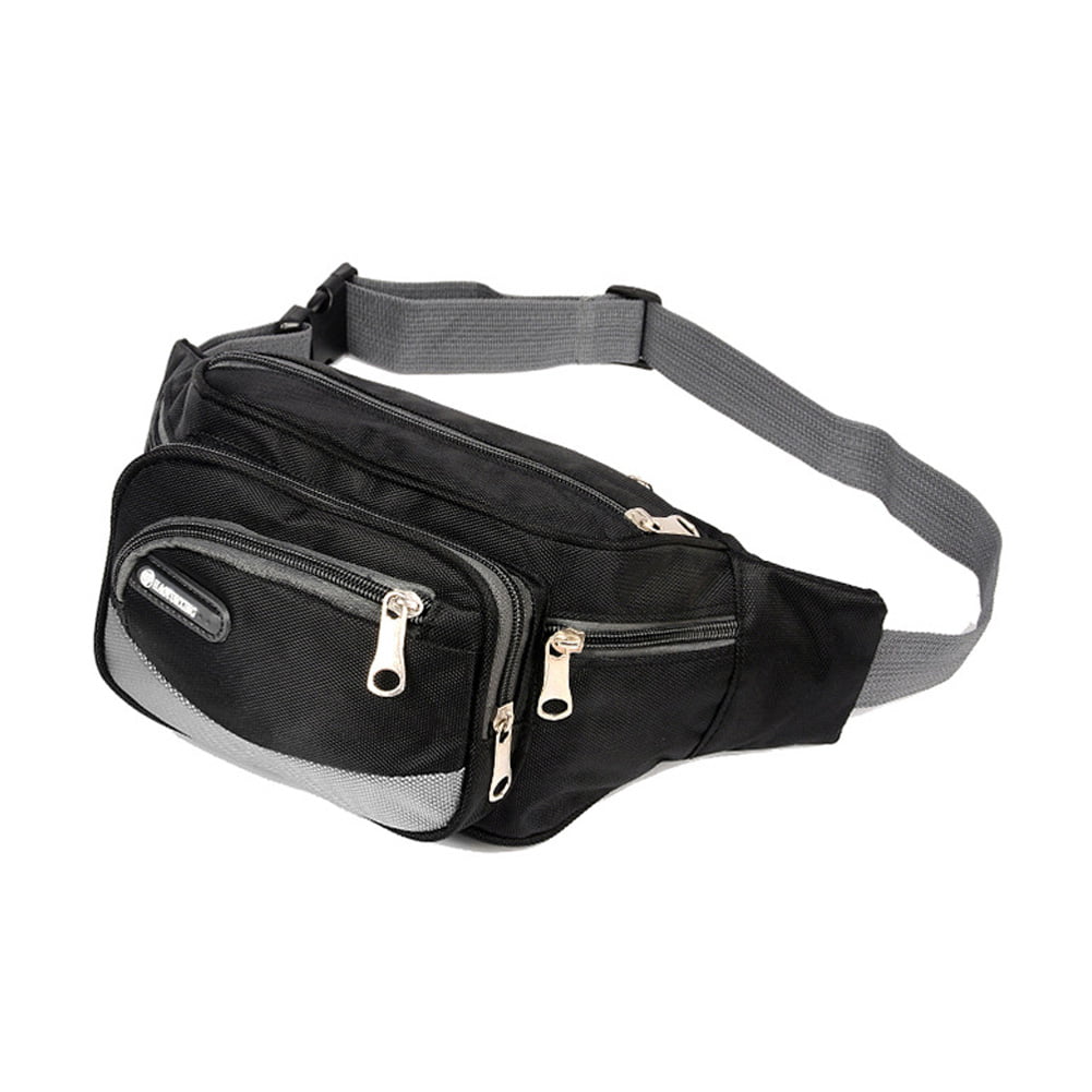 Genuine Leather Large Fanny Pack Waterproof Hip Belt Bag High Quality Waist Bag Crossbody Sling Backpack Coffee 