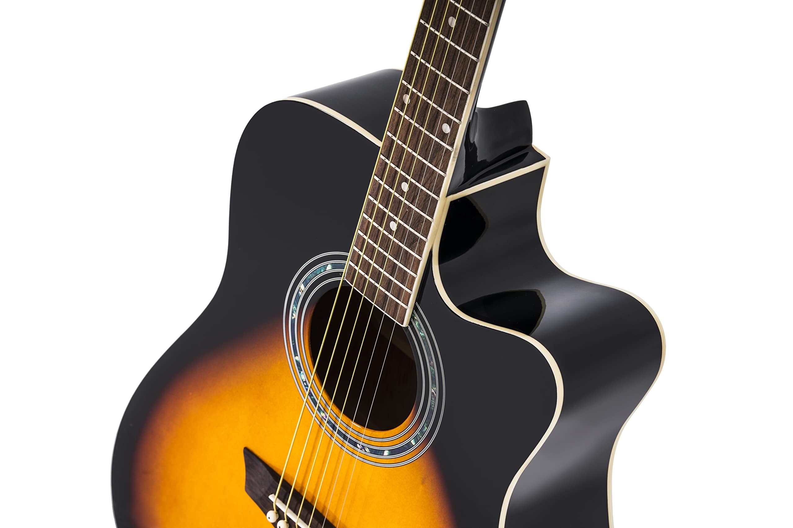 washburn wa90ce dreadnought acoustic electric guitar vintage tobacco sunburst Washburn Vintage Series 6 String Acoustic-Electric Guitar, Right, Tobacco  Sunburst (WA90CEVSB)