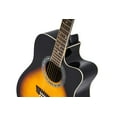 thumbnail image 5 of Washburn Vintage Series 6 String Acoustic-Electric Guitar, Right, Tobacco Sunburst (WA90CEVSB), 5 of 9