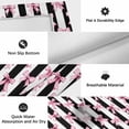 thumbnail image 6 of Cute Pink Bow Outdoor Rug for Patio/Deck/Porch, Non-Slip Large Area Rug 3 x 5 Ft, Black White Striped Preppy Aesthetic Indoor Outdoor Rugs Washable Area Rugs, Reversible Camping Rug Carpet Runner, 6 of 8