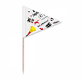 thumbnail image 1 of Germany Football Flag Culture Pattern Toothpick Triangle Cupcake Toppers Flag, 1 of 3