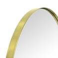 thumbnail image 6 of Metal Frame Arched Wall Mirror 24x36" Gold Bathroom Vanity Mirror, 6 of 6