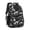 Black Cartoon Dinosaurs, variant on Dinosaur and Bone Black Pattern Cute School Backpack Bag with Padded Back and Adjustable Shoulder Straps 16.9 X 12.6 X 5.9 Inches