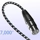 thumbnail image 4 of Cable de micrófono XLR macho a hembra, duradero, flexible, con cancelación de ruido, equilibrado, para escenario, KTV, 4 of 11