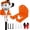 Orange A, variant on Wall Mounted Trimmer Rack, Steel Weed Eater Hangers with Non Slip Coating for Garage Tool Storage