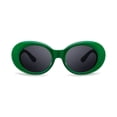 thumbnail image 1 of Gafas de sol FEISEDY Clout Goggles B2253 Retro Ovaladas Verdes, 1 of 9