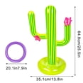 thumbnail image 3 of Cactus Swimming Pool Games Inflatable Pool Toys With 4 Ring, 3 of 9
