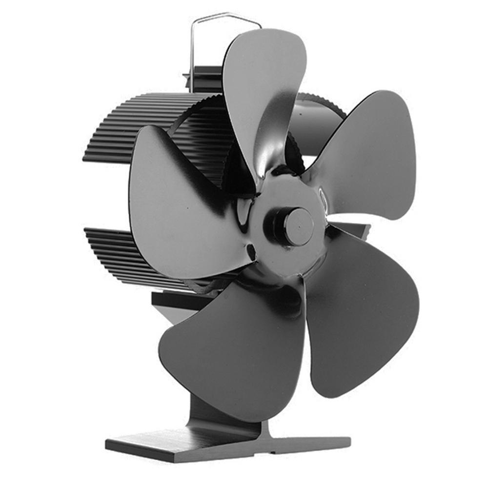 IMSHIE Heat Powered Stove Fan Non Electric Silent Fireplace Fan for Energy Saving Efficient Heat