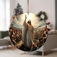 thumbnail image 4 of FAMTKT Christmas Ornaments Nativity Scene Decorations Flat Christmas Tree Hanging Ornaments, Nativity Xmas Tree Decorations for Winter Holiday Xmas Gifts for Women Men Car Hanging Ornaments, 4 of 7