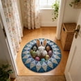 thumbnail image 1 of 3D Visual Easter Rug 40*40, Custom Easter Bunny Round Rug Personalized 3D Effect Easter Day Carpet Non Washable Bunny Area Rug for Living Room Bedroom Birthday Indoor Home Decor Spring Day, 1 of 6