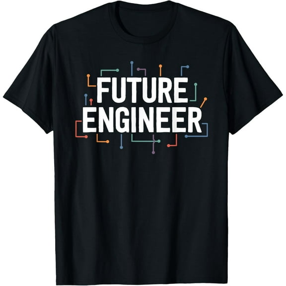 Electrical Engineering Shirt Circuit Kids Future Engineer T-ShirtMen's and women's pure cotton short-sleeved shirts