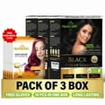 thumbnail image 2 of (6 pack) Herbishh Hair Color Shampoo for Grey Hair – Hair Dye Shampoo with Bio-Active Ingredients – Long Lasting Color – Travel-Friendly Pack (30 x 30ml Sachets) + 5 Pack Hair Mask Sachets (Black), 2 of 6