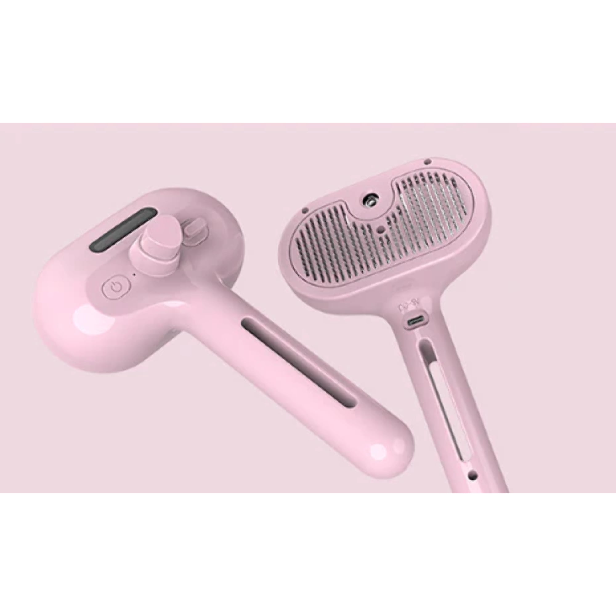 Pet Comb Self Cleaning Pets Hair Remover Brush For Dogs Grooming Tools Dematting Comb Built-in Mist Humidifier Pet Products
