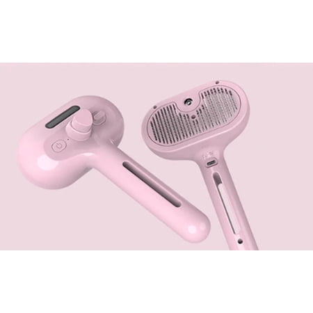 Pet Comb Self Cleaning Pets Hair Remover Brush For Dogs Grooming Tools Dematting Comb Built-in Mist Humidifier Pet Products