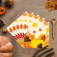 thumbnail image 4 of KQJQS Thanksgiving Paper Plates — 20 Pcs Disposable Tableware, 7 in Pumpkin & Maple Leaf Pattern, Eco-Friendly Food Grade Paper Plates for Fall Harvest Party, 4 of 6