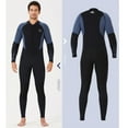 thumbnail image 2 of Naiovety Trajes de neopreno de 3MM, traje de buceo ultrafino para hombres y mujeres, traje de baño de cuerpo completo de una pieza, protección solar, Deportes acuáticos Hombre/Gris S Naiovety OD003627-13, 2 of 4