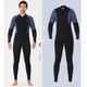 thumbnail image 3 of Traje de buceo Traje de buceo Hombre y tenedor de mujer Cuerpo completo Cuerpo frío Sensación de mono para bucear Snorkeling Surfing Natación Hombres / Gris 3xl seitruly OD003627-18, 3 of 5