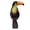 Black, variant on Real Planet 10" Black Colorful Toucan Realistic Stuffed Animal, Zoo Jungle Parrots Plush Toy & STEM Learning Gift for Birthday Boys & Girls