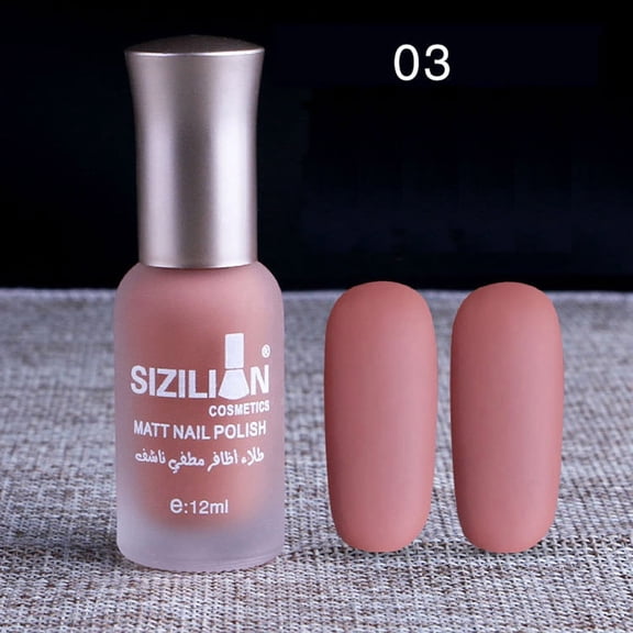 Long-Lasting Matte Nail Polish #03 - 12Ml Fast Dry Long Lasting Matte Nail Gel Polish, Nail Polish Easter Mother'S Day Nail Makeup Organizers