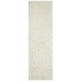 thumbnail image 2 of SAFAVIEH Sparta Francine Geometric Polyester Shag Runner Rug, Ivory/Beige, 2'3" x 8', 2 of 5