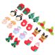 thumbnail image 3 of 20pcs Accesorios para el cabello de Navidad Adornos artesanales Encantos de plateado Embellecimiento, 3 of 5