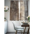 thumbnail image 5 of Sheer Curtains 63 Inches Long, Brown Ombre Light Filtering Window Curtains for Living Room/Bedroom, Modern Abstract Art Oil Painting Rod Pocket Voile Sheer Curtain Drapes, 52"W x 63"L, 2 Panels, 5 of 8