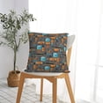 thumbnail image 5 of Yiaed Industrial Transportation Print Pillow Covers Super Soft Decorative Square Throw Pillow Covers Case Cushion Covers for Sofa Couch Bedroom Car Decor（No pillow core）-20"x20", 5 of 7