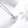 thumbnail image 4 of 925 Sterling Silver Egyptian Eye of Horus Necklace Pendant Women Amulet Jewelry Hipunk, 4 of 9