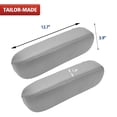 thumbnail image 3 of KBH 2 PCS Front Seat Armrest Cover Replacement for Ford F250 F350 F450 F550 & Excursion 1999-2007, Leather Armrest Protector for Truck Interior Accessories, Gray, 3 of 7