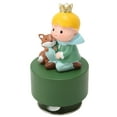 thumbnail image 4 of Wooden Mechanical Music Box Cute Cartoon Figure Rotating Green Base Gift, 4 of 22
