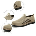 thumbnail image 6 of Men's Casual Shoes Soft Sole Comfortable Flying Weave Shoes One Foot Stirrup Dad Shoes Breathable Not Stinky Feet Mesh Shoes Hundred Men's Shoes, 6 of 8
