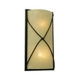 thumbnail image 5 of Meyda Tiffany 120750 Aspen 2 Light 18" Tall Wall Sconce - Bronze, 5 of 6